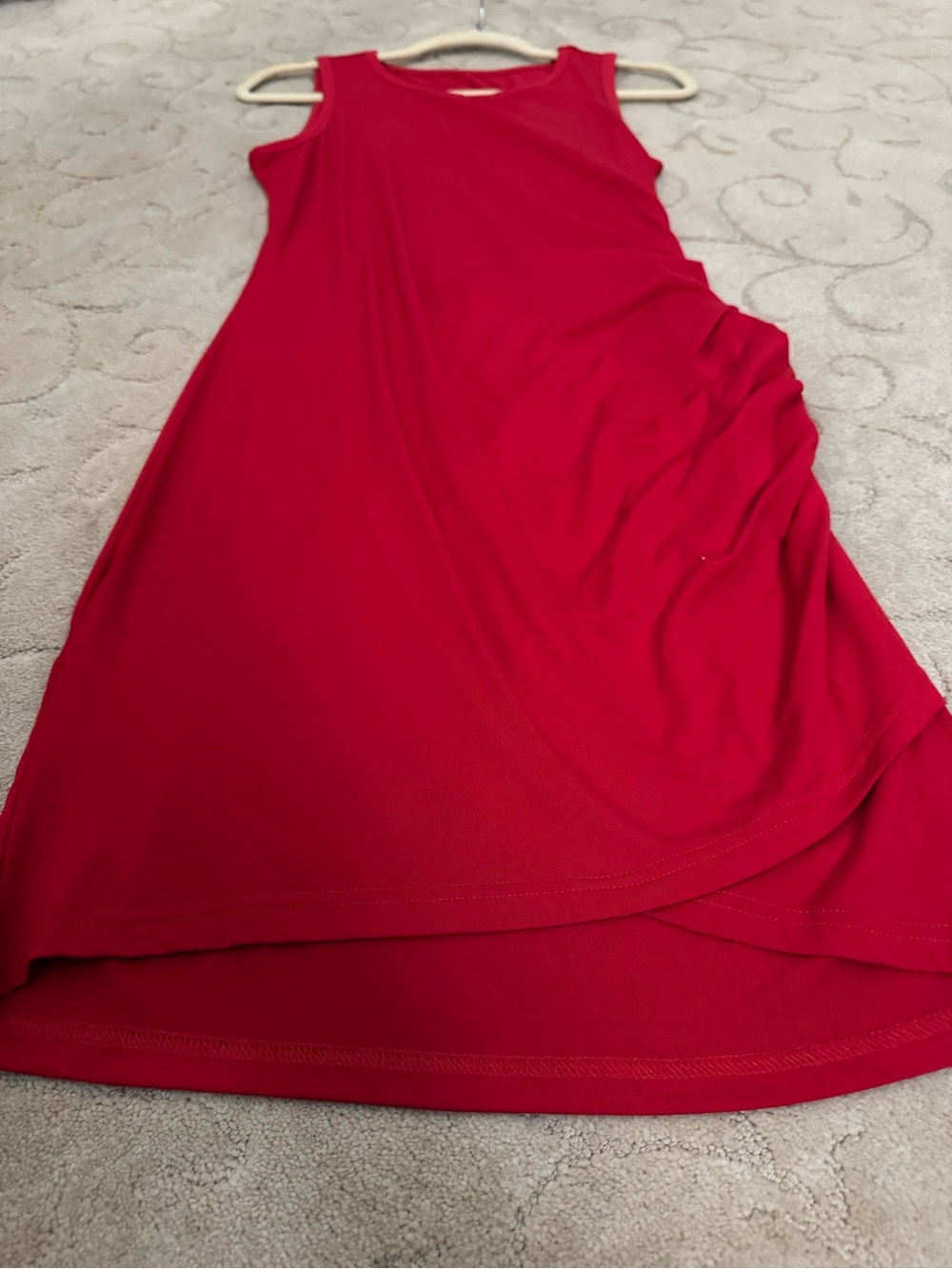 SHEIN Red Sleeveless Dress
